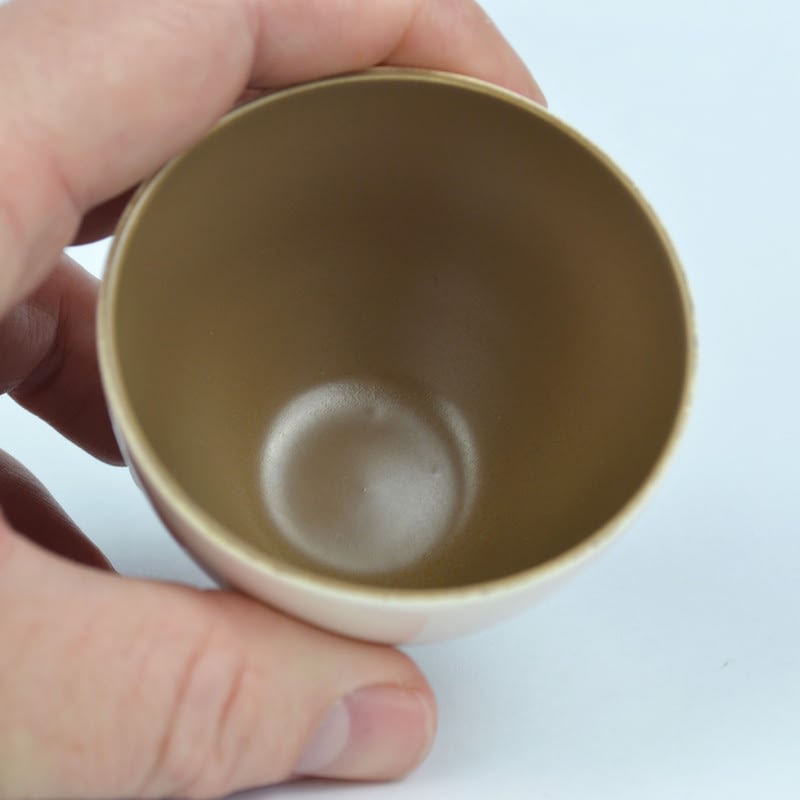 Poole Twintone Range Sepia & Mushroom Tea Size Open Sugar Bowl 10cm Looks in VGC 