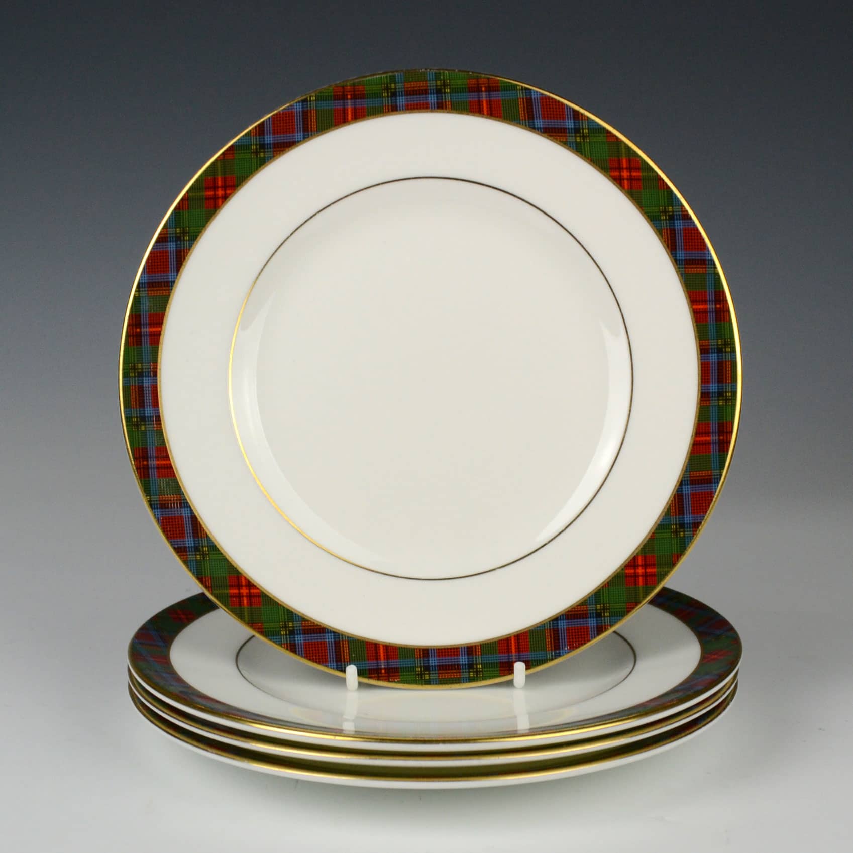 4 x Ralph Lauren for Wedgwood Highland Side Plates  cm - Retro Zen